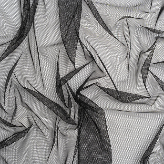 Polyester Tulle - Black - Designer Deadstock