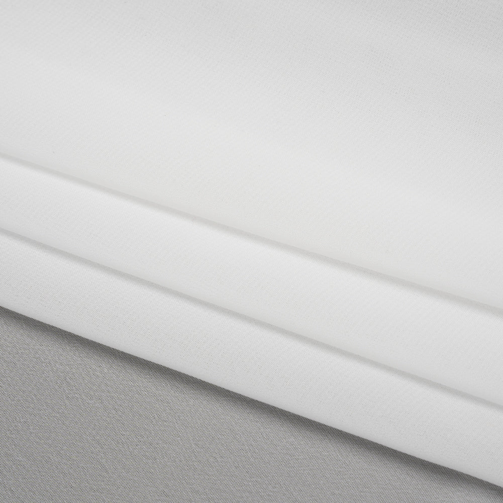 Polyester Chiffon - White - Designer Deadstock