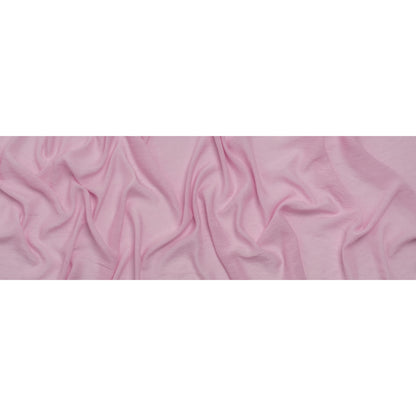 Slubbed Rayon and Polyester Woven - Prima Pink - Designer Deadstock