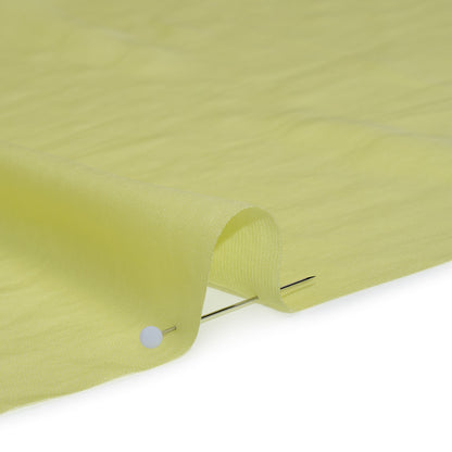 Polyester Charmeuse - Lemon Yellow - Designer Deadstock