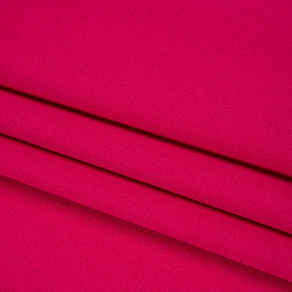 Rayon Crepe - Hot Pink - Designer Deadstock