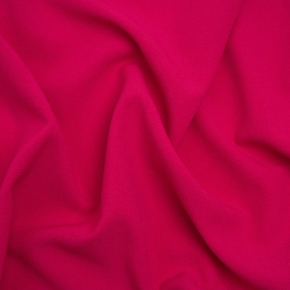 Rayon Crepe - Hot Pink - Designer Deadstock