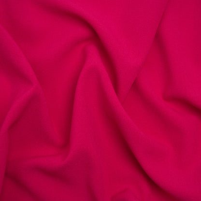 Rayon Crepe - Hot Pink - Designer Deadstock