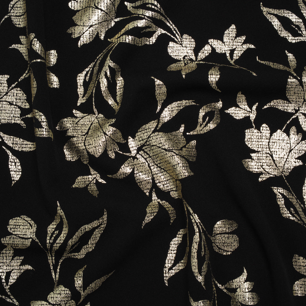 Gold Crepe Fabric