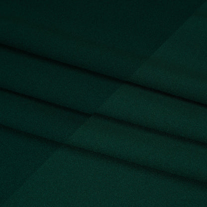 Stretch Polyester Crepe Double Knit - Emerald Green - Designer Deadstock