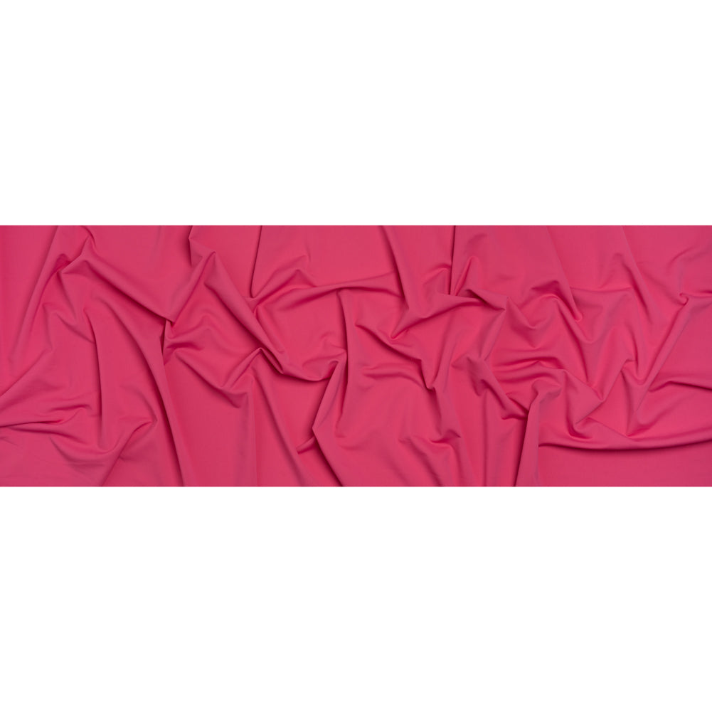 Stretch Nylon Swimwear Tricot - Hot Pink - Designer Deadstock