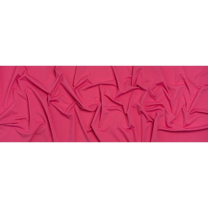 Stretch Nylon Swimwear Tricot - Hot Pink - Designer Deadstock