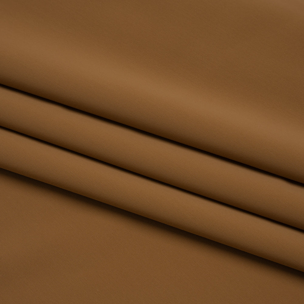 Stretch Nylon Swimwear Tricot - Cappucino Brown - Designer Deadstock