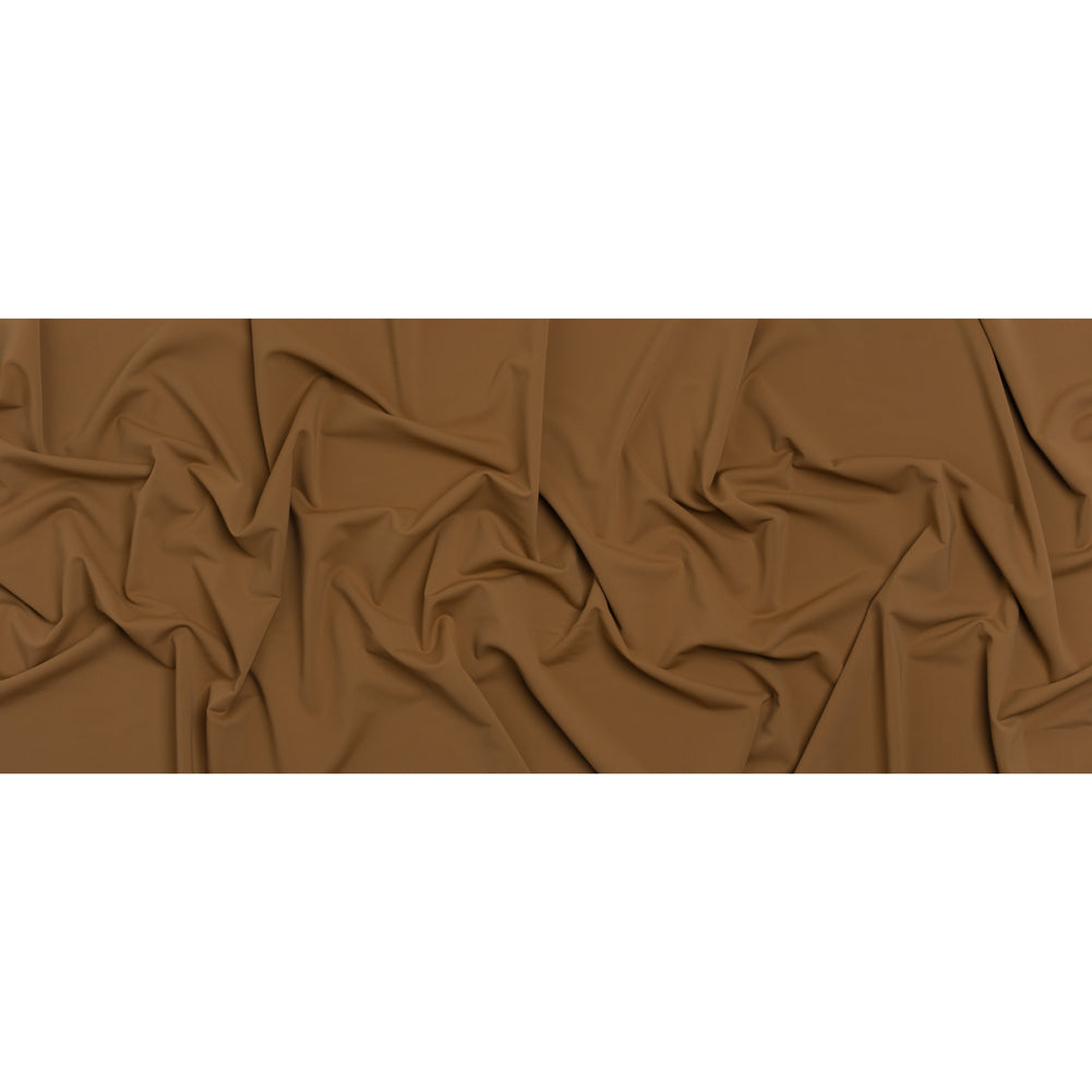 Stretch Nylon Swimwear Tricot - Cappucino Brown - Designer Deadstock