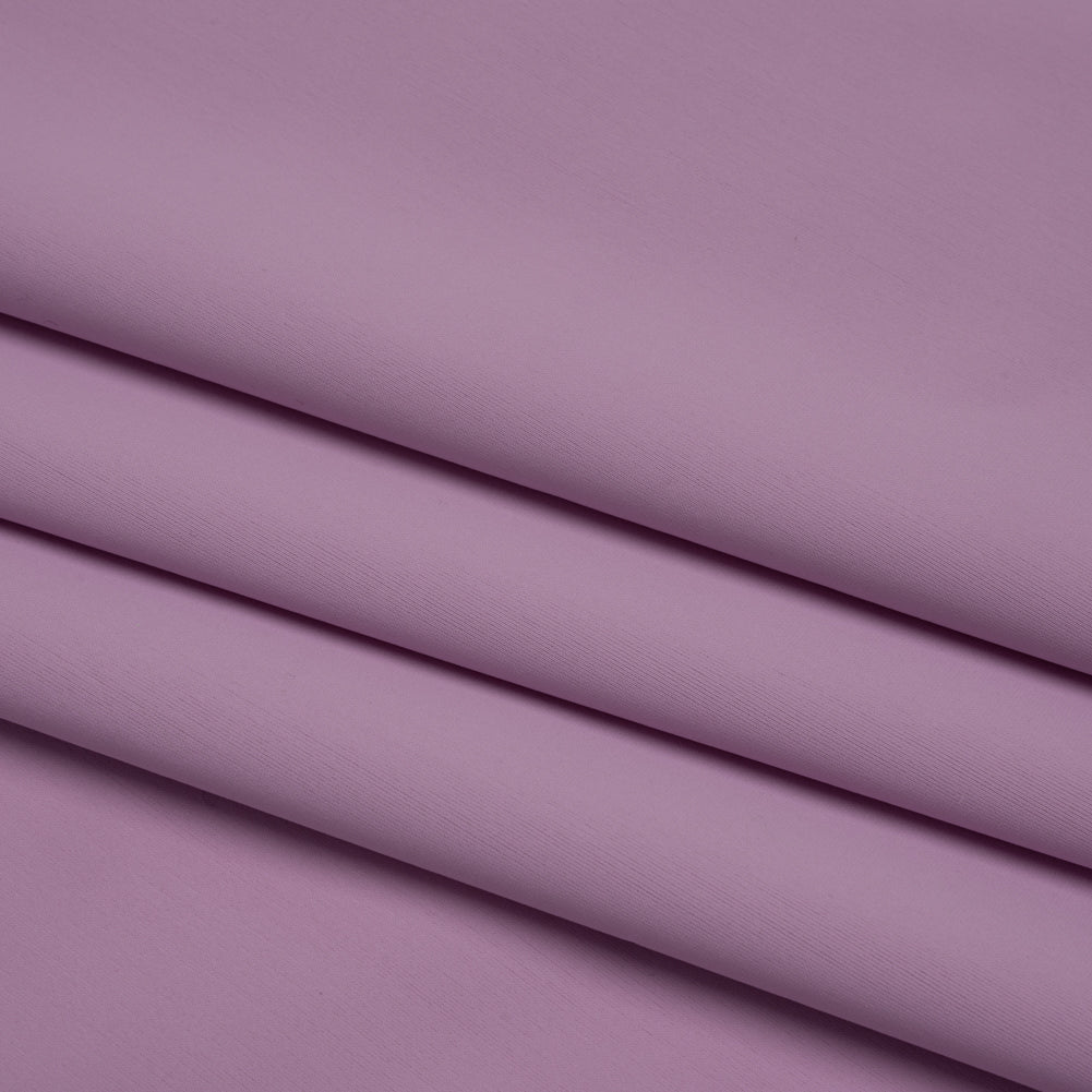 Stretch Nylon Swimwear Tricot - Lilac - Designer Deadstock - Folded