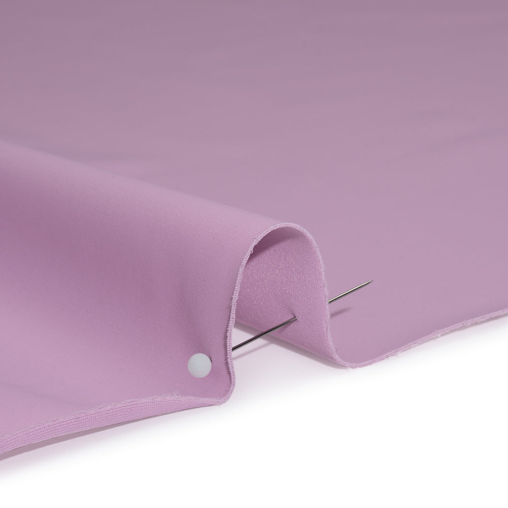 Stretch Nylon Swimwear Tricot - Lilac - Designer Deadstock - Detail