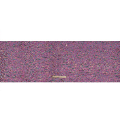 Metallic Brocade - Magenta, Turquoise and Rose Gold Mottled Abstract