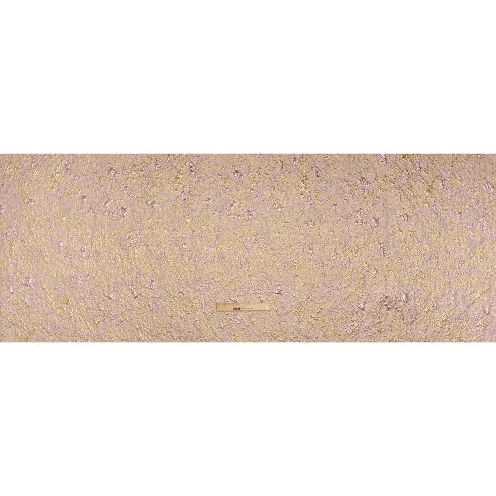 Metallic Brocade - Pale Pink and Gold Abstract Sponge Texture