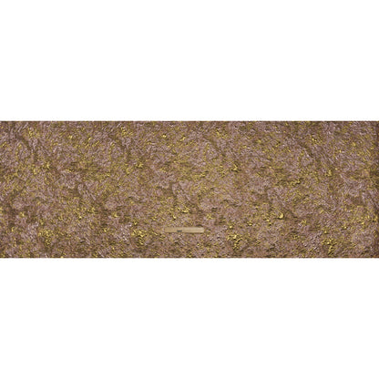Metallic Brocade - Orchid Pink and Bright Gold Abstract Sponge Texture