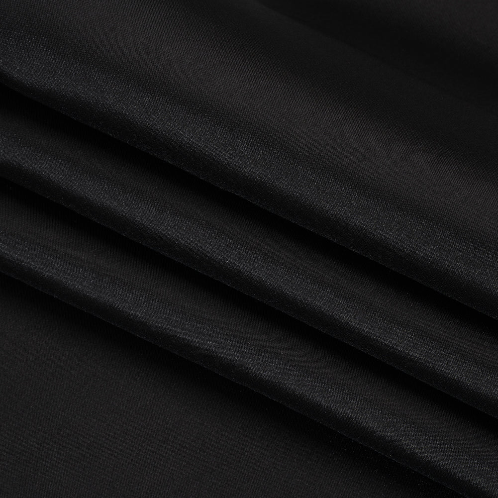 Polyester Mikado - Black - Frances Collection