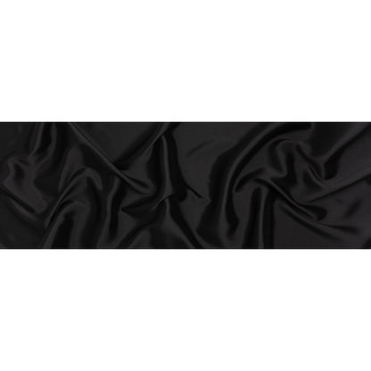 Polyester Mikado - Black - Frances Collection