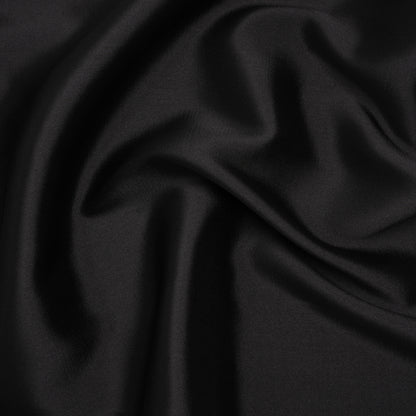 Polyester Mikado - Black - Frances Collection