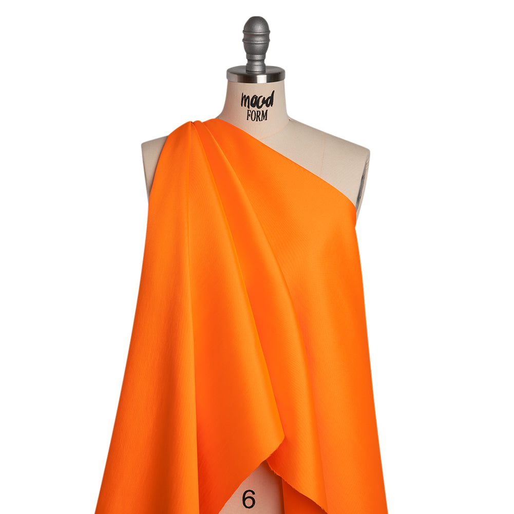 Polyester Mikado - Neon Orange - Frances Collection - Drape