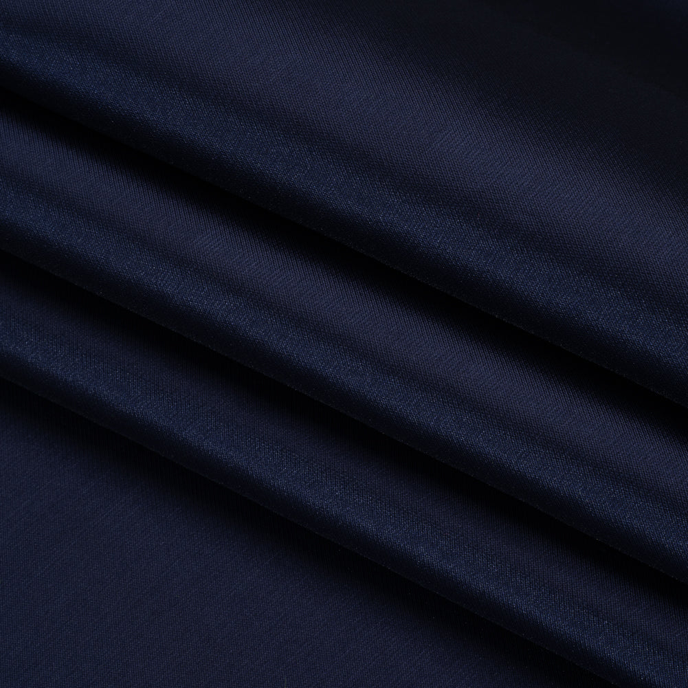 Polyester Mikado - Navy Blue - Frances Collection
