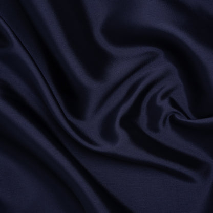 Polyester Mikado - Navy Blue - Frances Collection
