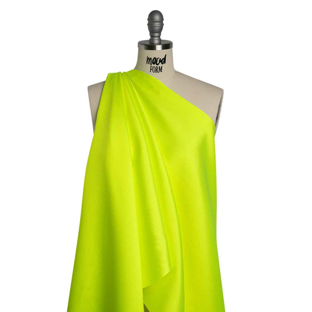 Polyester Mikado - Neon Yellow - Frances Collection - Drape