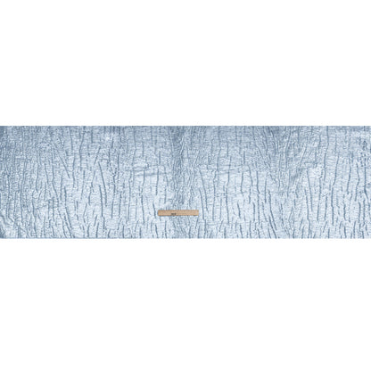 Metallic Brocade - Sky Blue Subtle Wrinkles - Kylie Collection