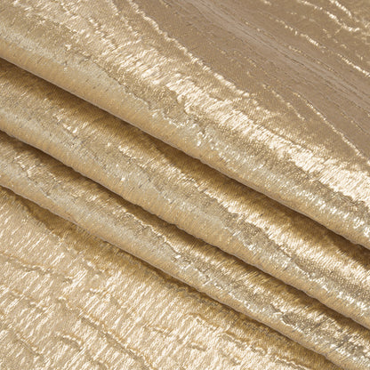 Metallic Brocade - Gold Subtle Wrinkles - Kylie Collection
