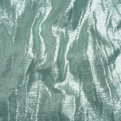 Metallic Brocade - Seafoam Green Subtle Wrinkles - Kylie Collection