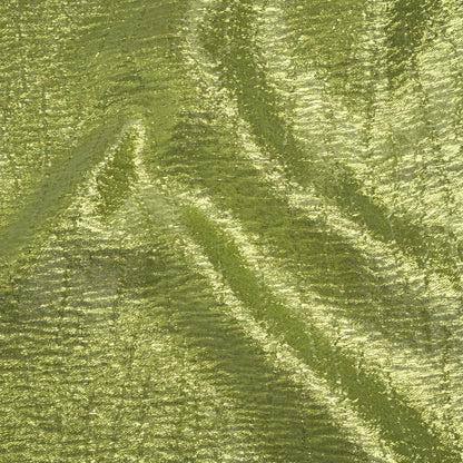 Metallic Brocade - Lime Green Subtle Wrinkles - Kylie Collection