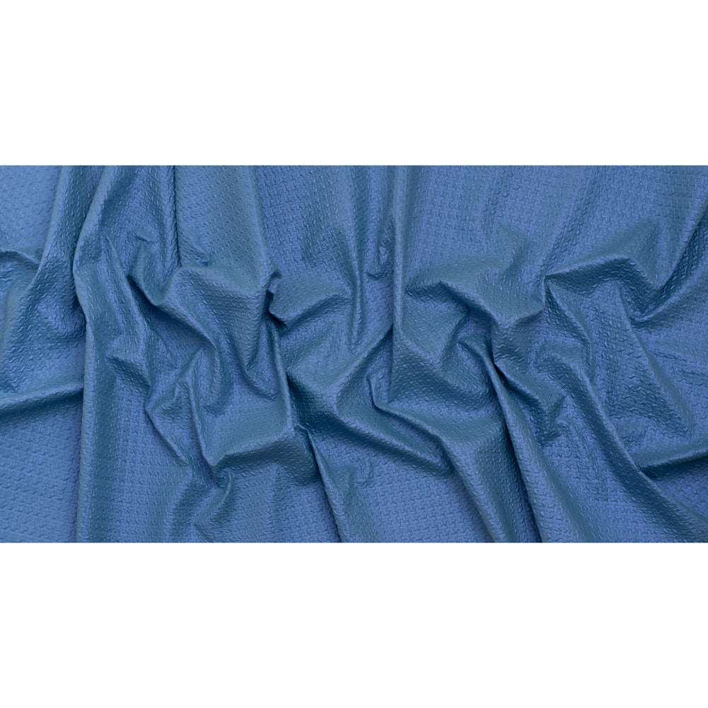 Puckered Novelty Jacketing - Blue Abstract - Edana Collection - Full - Image 5 of 6