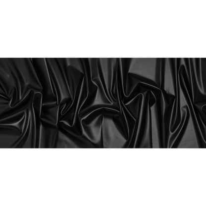 Stretch Faux Leather with Suede-Like Brushed Backing - Black - Jodi Collection