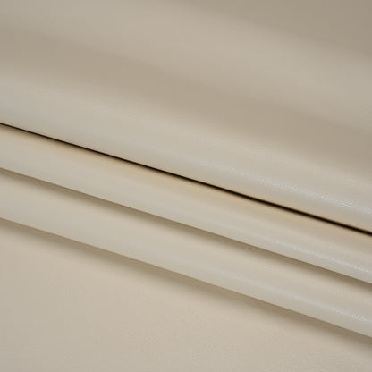 Stretch Faux Leather with Suede-Like Brushed Backing - Ivory - Jodi Collection
