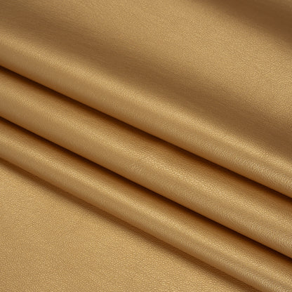 Stretch Faux Leather with Suede-Like Brushed Backing - Metallic Gold - Jodi Collection Detail