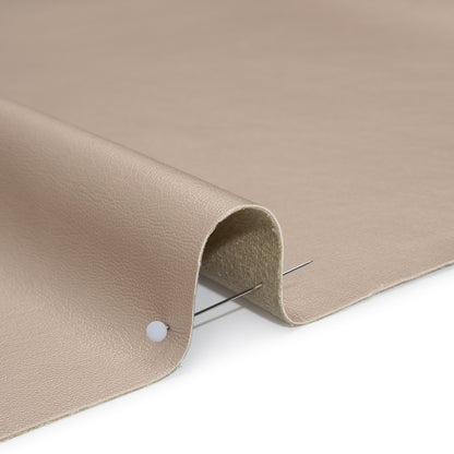 Stretch Faux Leather with Suede-Like Brushed Backing - Metallic Pale Rose Gold - Jodi Collection