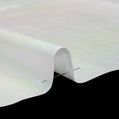 Crinkled Metallic Faux Leather - Pale Yellow and Blue Ombre - Adriana Collection