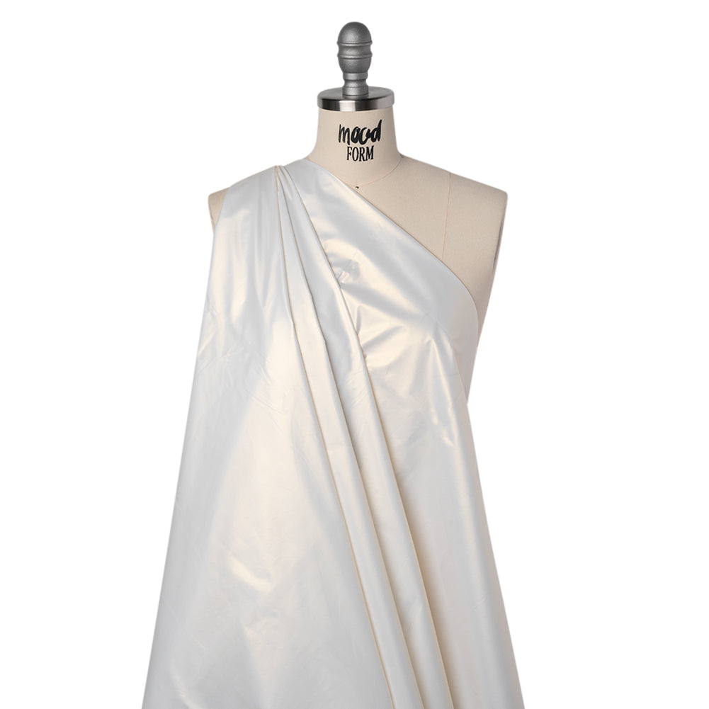 Faux Tyvek - Gold Pearl White - Keri Collection - Folded
