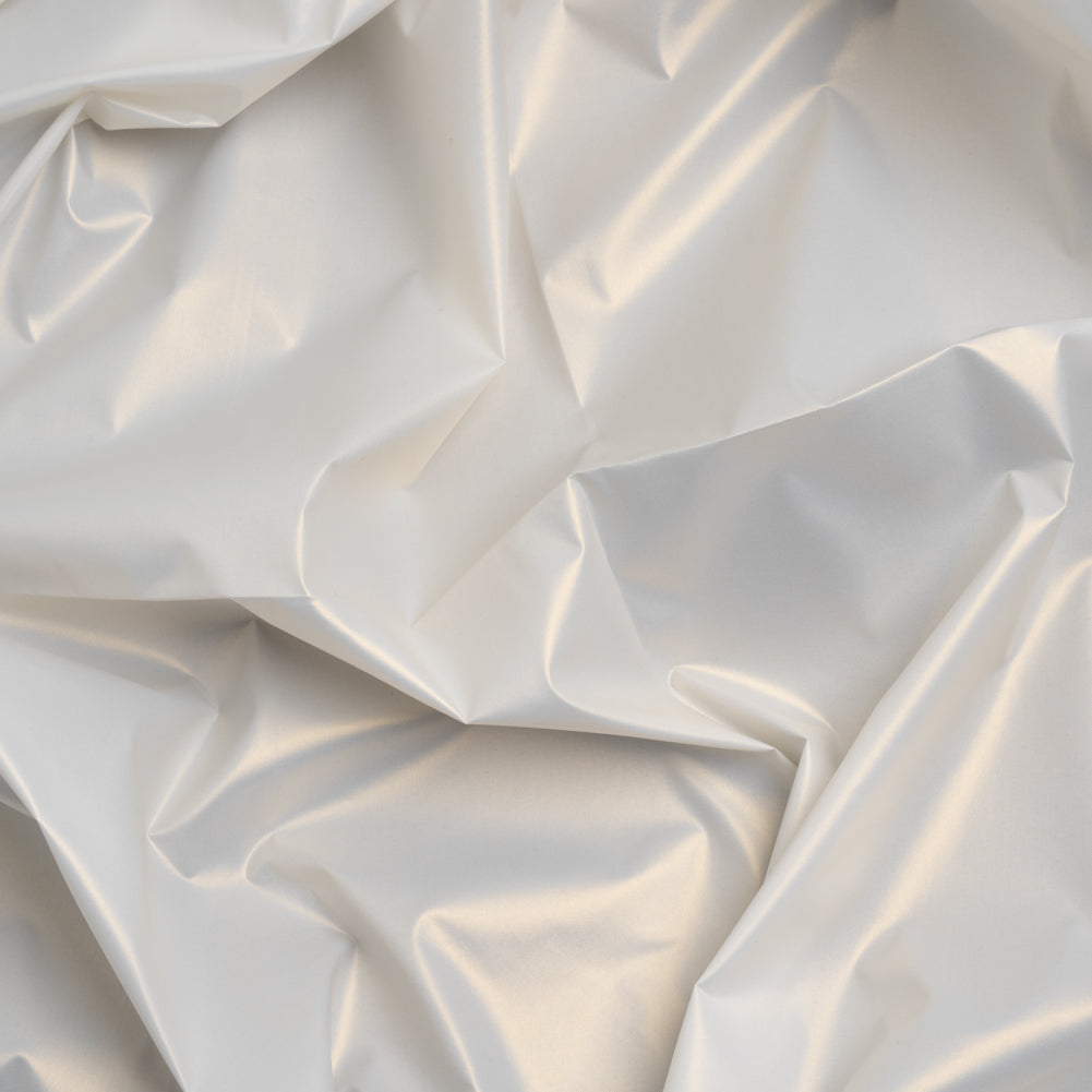 Faux Tyvek - Gold Pearl White - Keri Collection - Drape
