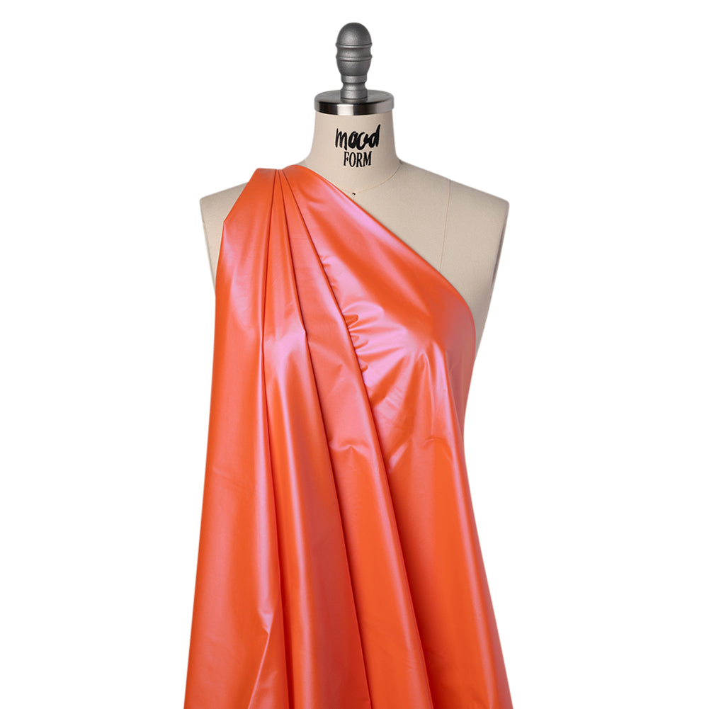 Faux Tyvek - Coral Shimmer - Keri Collection - Folded