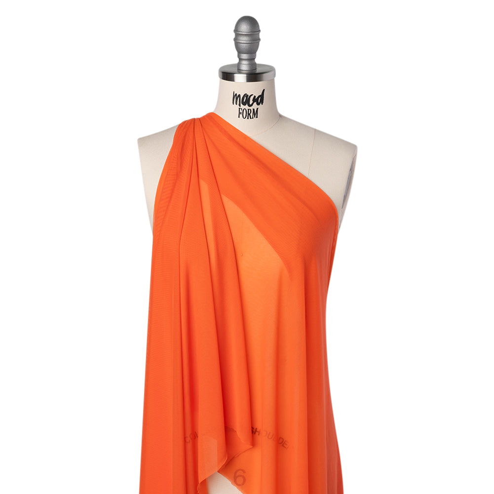 Nylon Stretch Mesh - Orange - Bernetta Collection