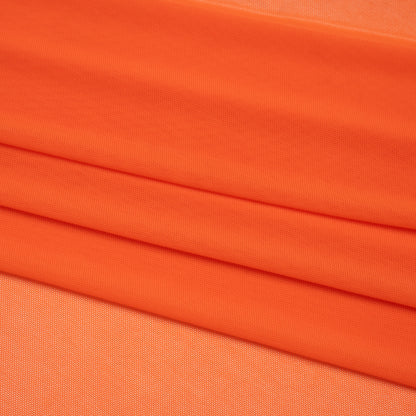 Nylon Stretch Mesh - Orange - Bernetta Collection