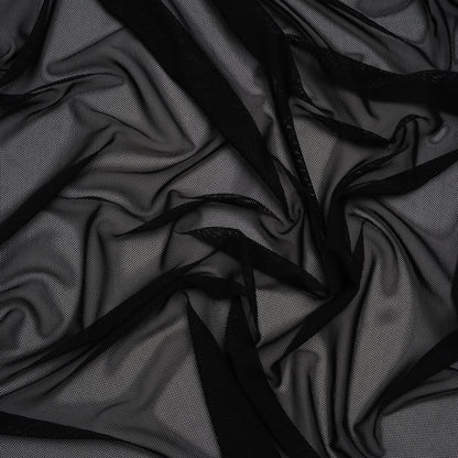Nylon Stretch Mesh - Black - Bernetta Collection