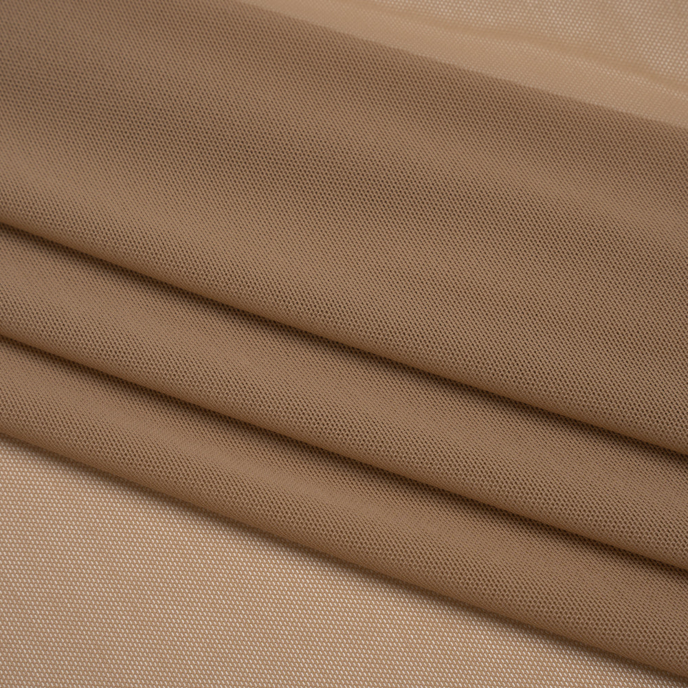 Nylon Stretch Mesh - Dark Beige - Bernetta Collection Detail