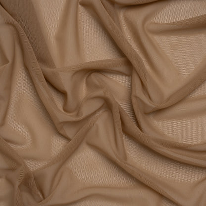 Nylon Stretch Mesh - Dark Beige - Bernetta Collection Drape