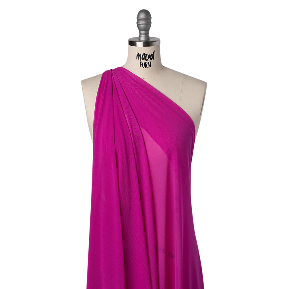 Nylon Stretch Mesh - Bright Fuchsia - Bernetta Collection