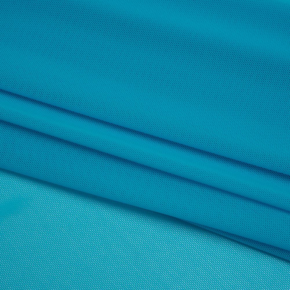 Nylon Stretch Mesh - Aqua - Bernetta Collection - Detail