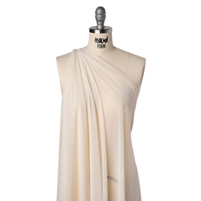 Nylon Stretch Mesh - Ivory - Bernetta Collection