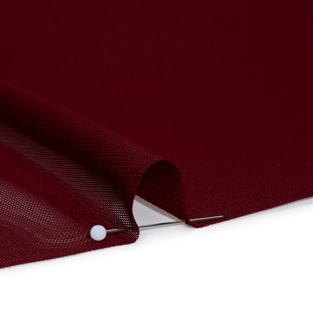 Nylon Stretch Mesh - Burgundy - Bernetta Collection