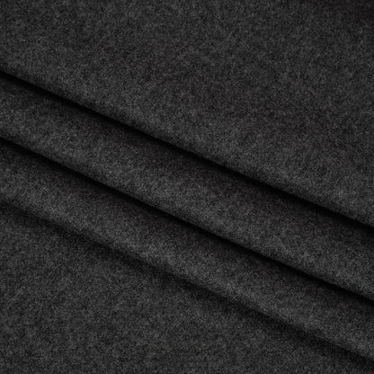 Super 130s Wool Flannel Suiting Made in Italy - Heathered Gray - Deadstock