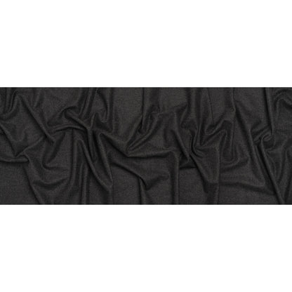 Super 130s Wool Flannel Suiting Made in Italy - Heathered Gray - Deadstock