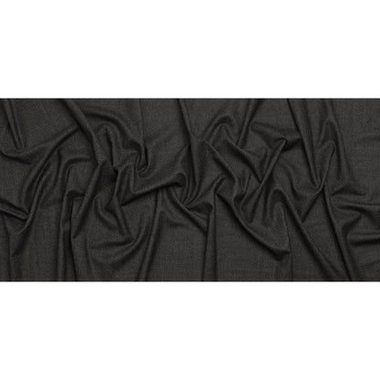 Super 130s Wool Suiting Made in Italy - Heathered Charcoal - Deadstock